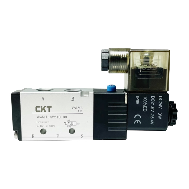 4V Serisi Pilot Kumandalı 5 Yollu Solenoid Valf