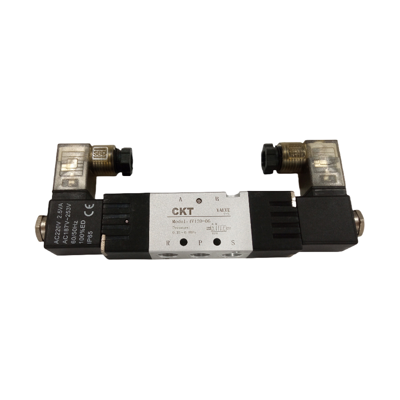 4V Serisi Pilot Kumandalı 5 Yollu Solenoid Valf