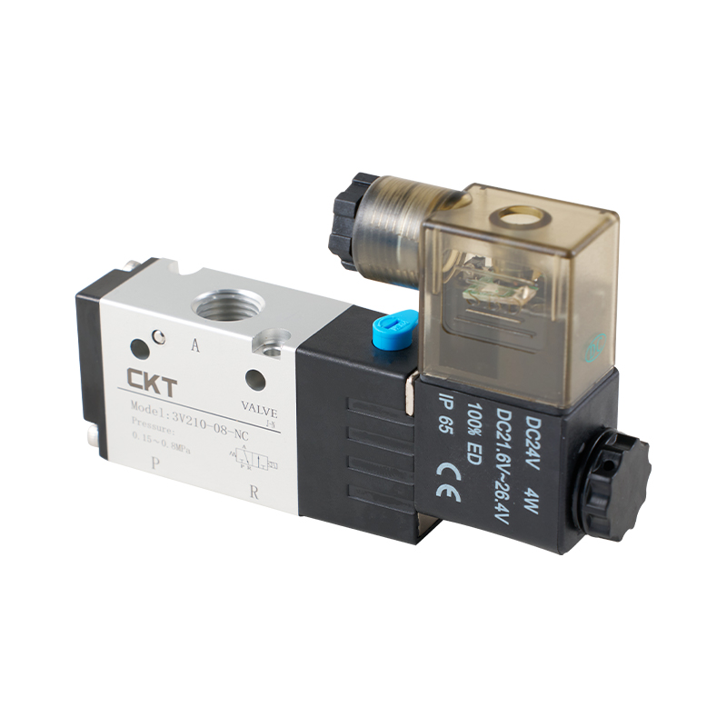 3V Serisi Pilot Kumandalı 3 Yollu Solenoid Valf