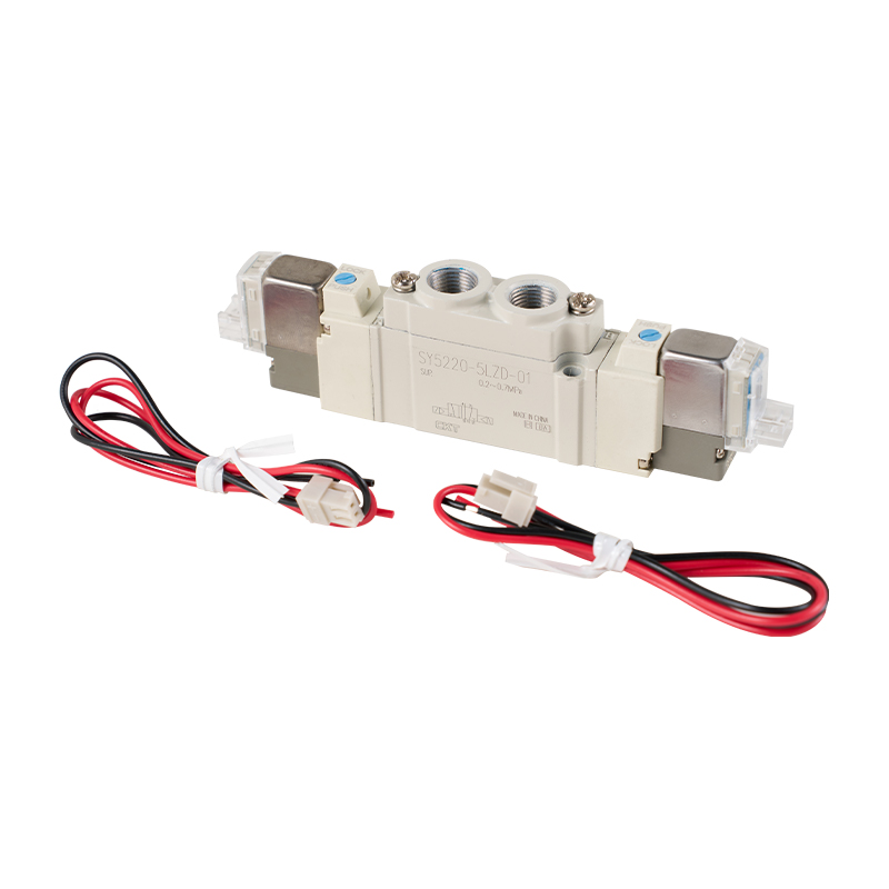 SY Serisi 5 Yollu Solenoid Valf Direkt Borulu Tip/Tek Tip